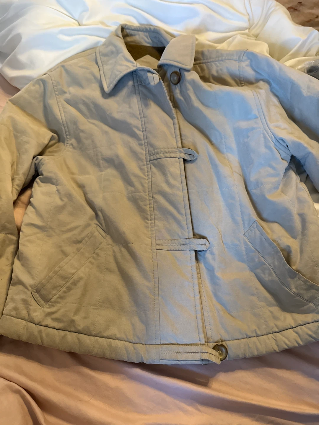 London Fog Tan Quilted Jacket - photo 3