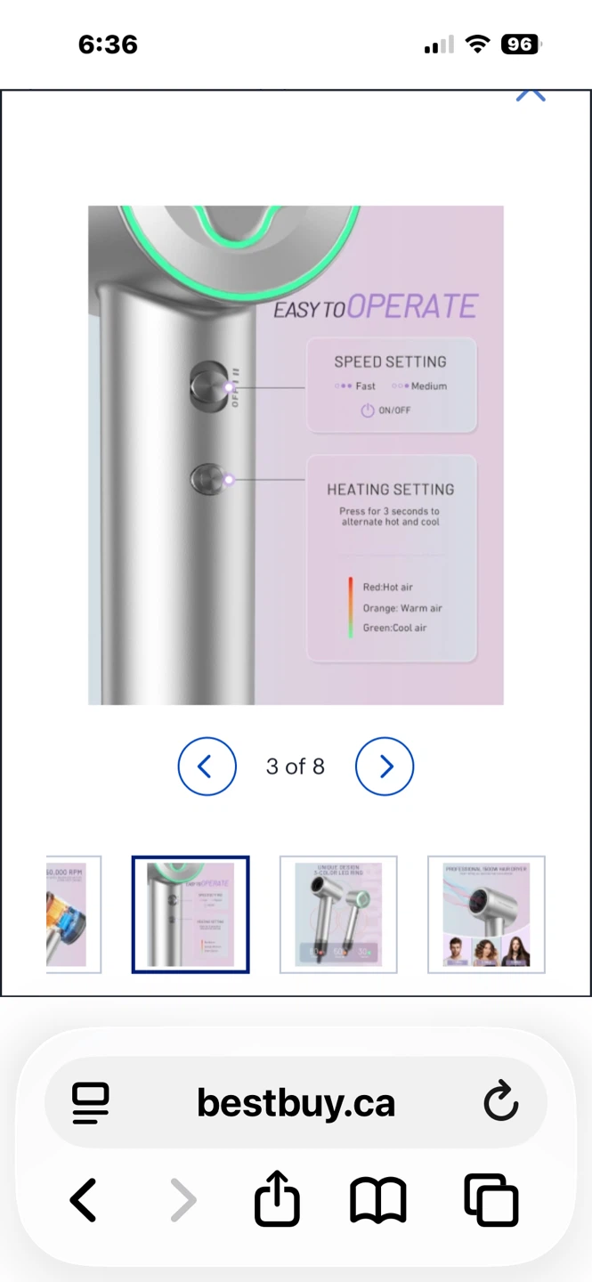 COSY COMPANIONS Ionic Hair Dryer - photo 3