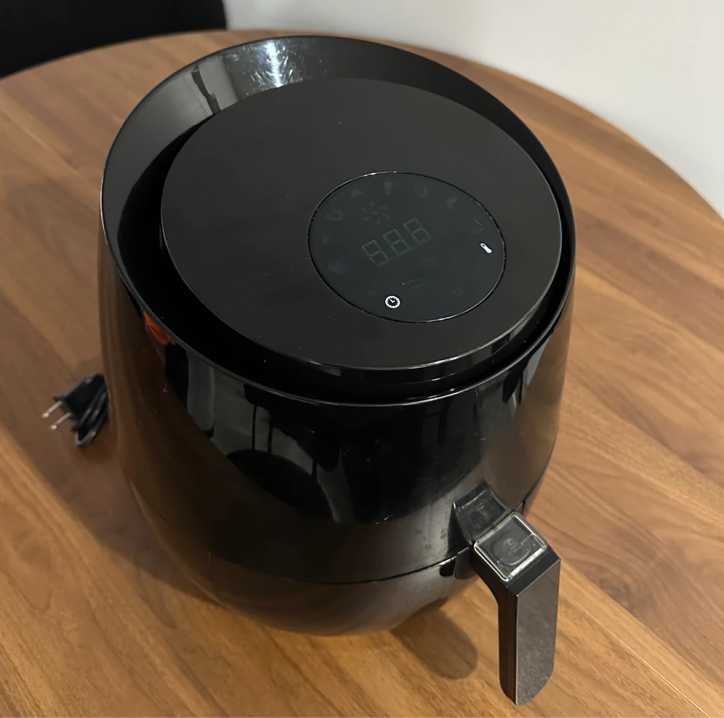 Black Air Fryer with Digital Display