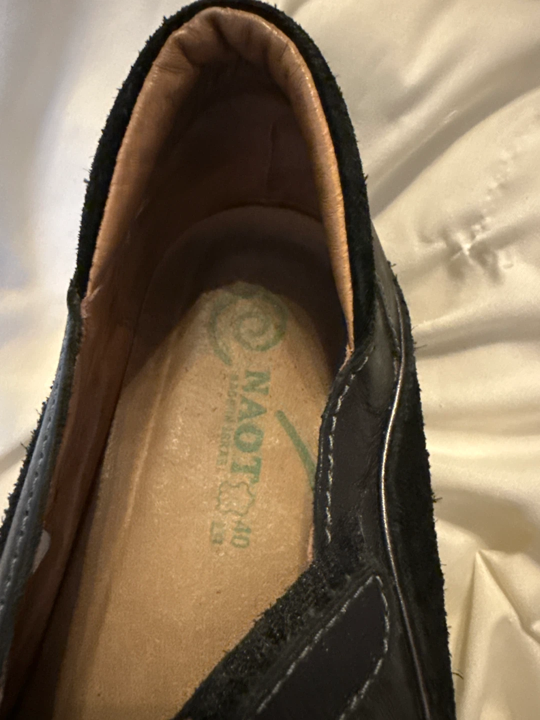 Naot Black Leather Mary Jane Shoes Size 40 - photo 3