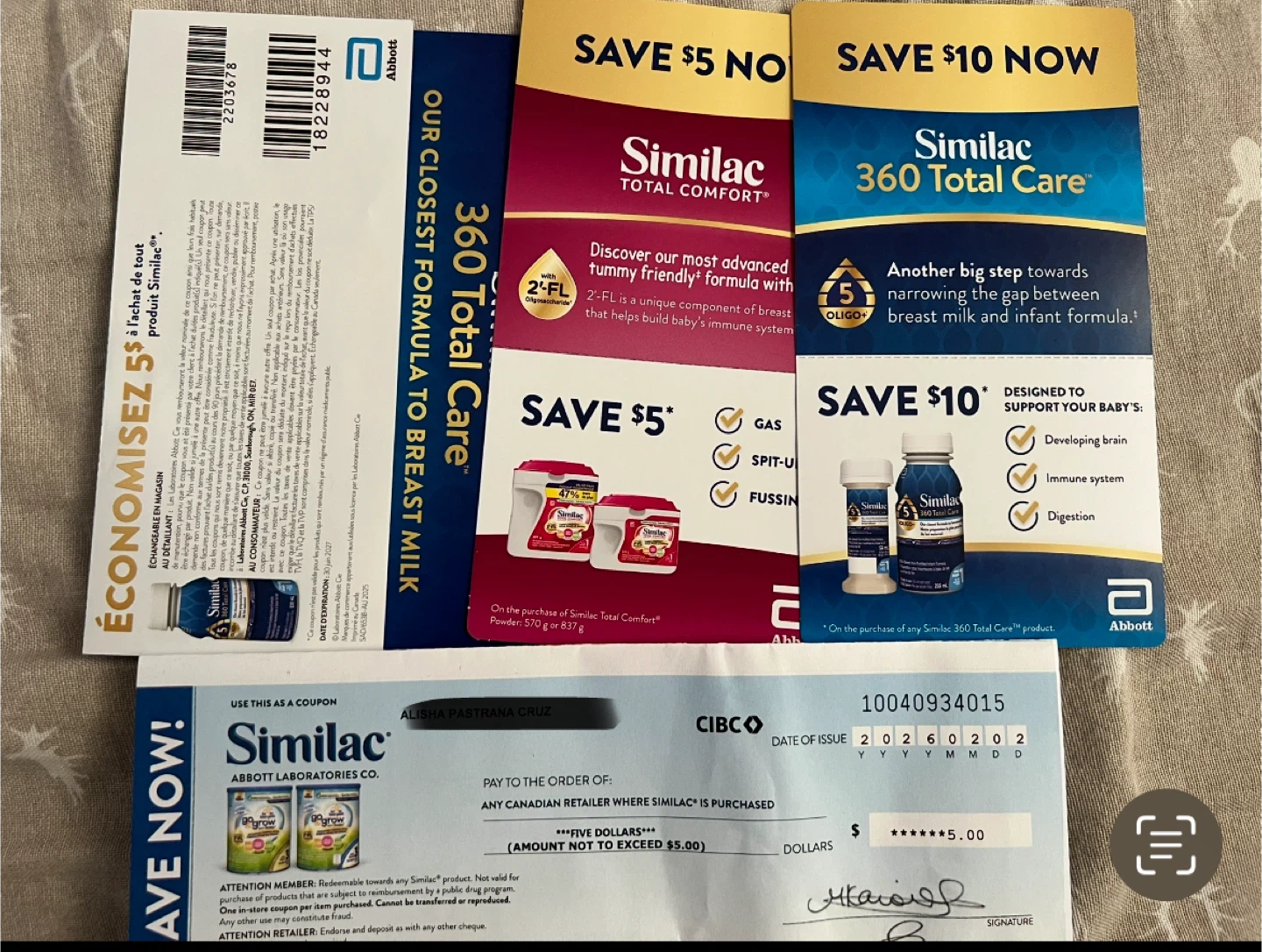Similac Coupons - Save 10x$5=50