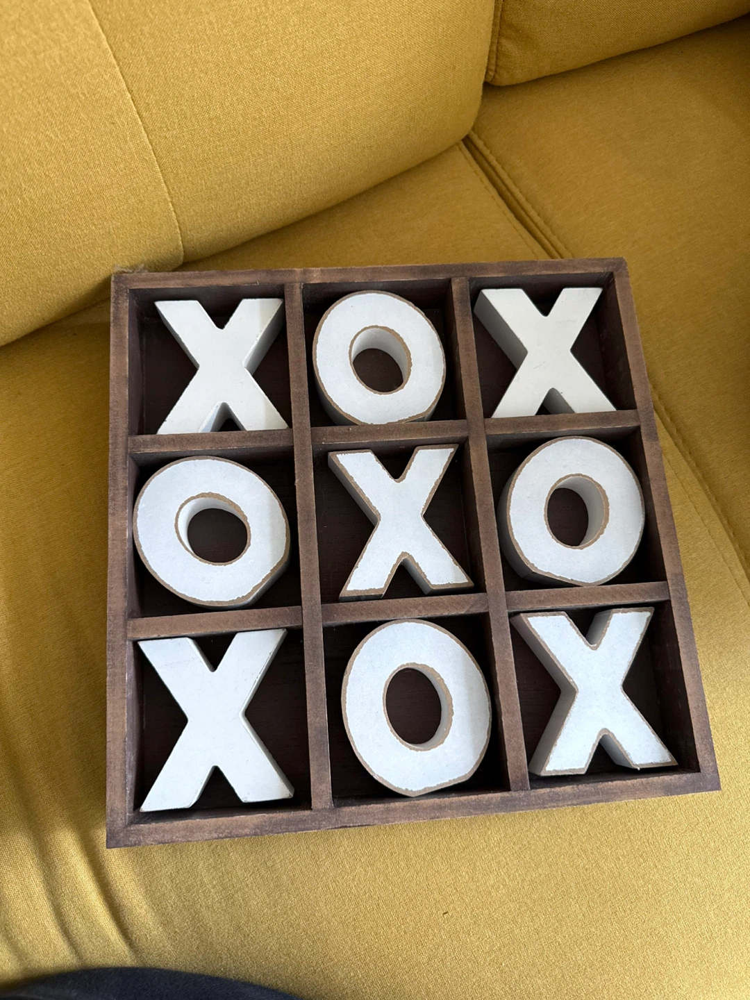 Wooden Tic Tac Toe Game
