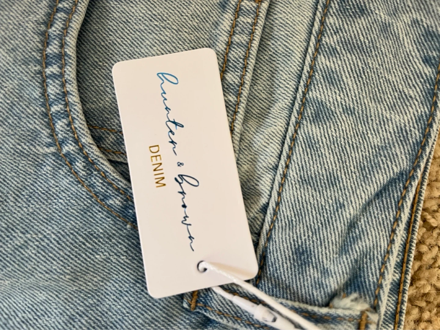 Brand new Hunter & Brown Denim Maxi Skirt - photo 4