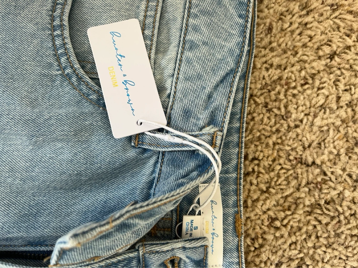 Brand new Hunter & Brown Denim Maxi Skirt - photo 3