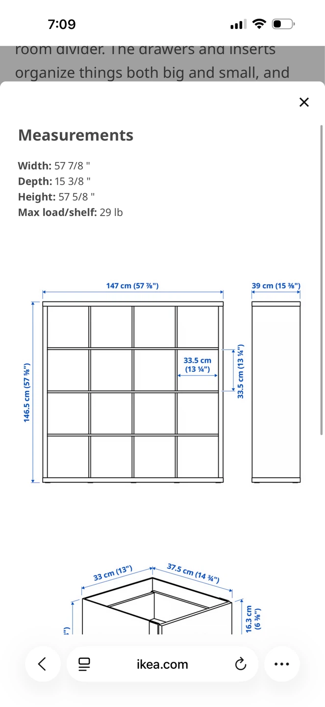 White IKEA KALLAX Shelf Unit with 4 Drawers and 2 Doors - photo 4