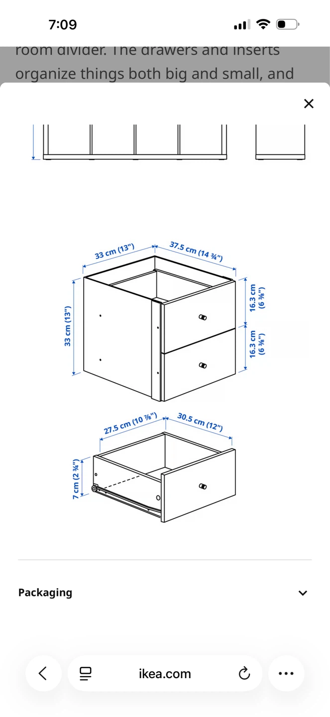 White IKEA KALLAX Shelf Unit with 4 Drawers and 2 Doors - photo 5
