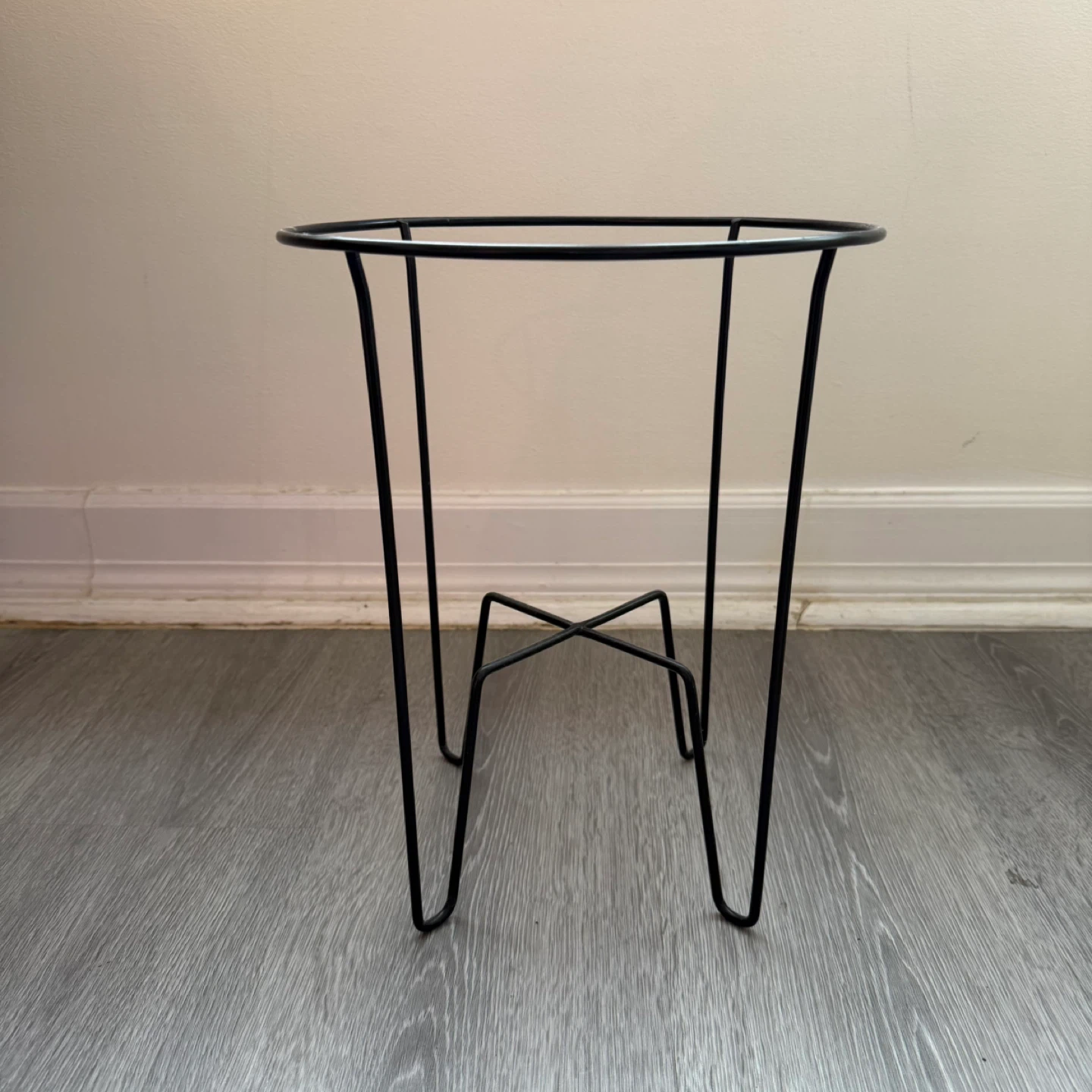2 Black Metal Plant Stands - photo 4