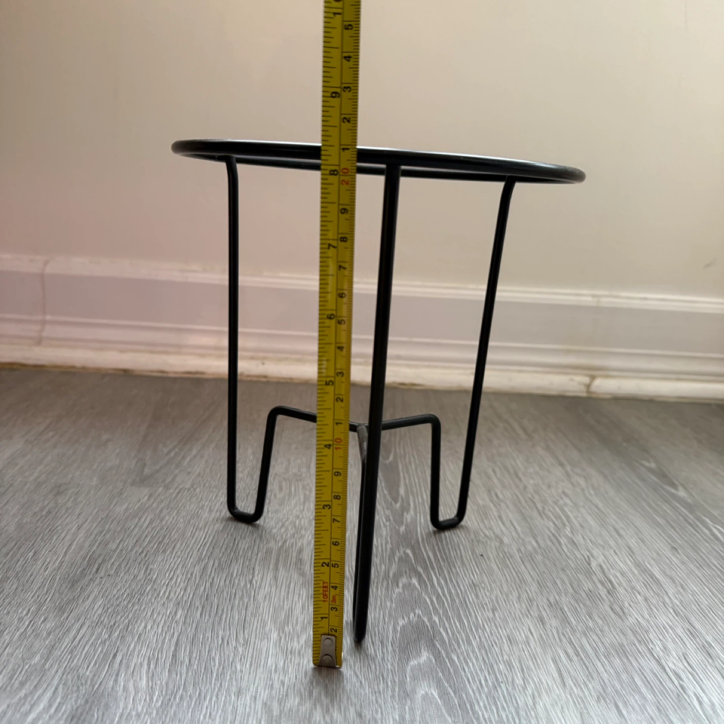 2 Black Metal Plant Stands - photo 2