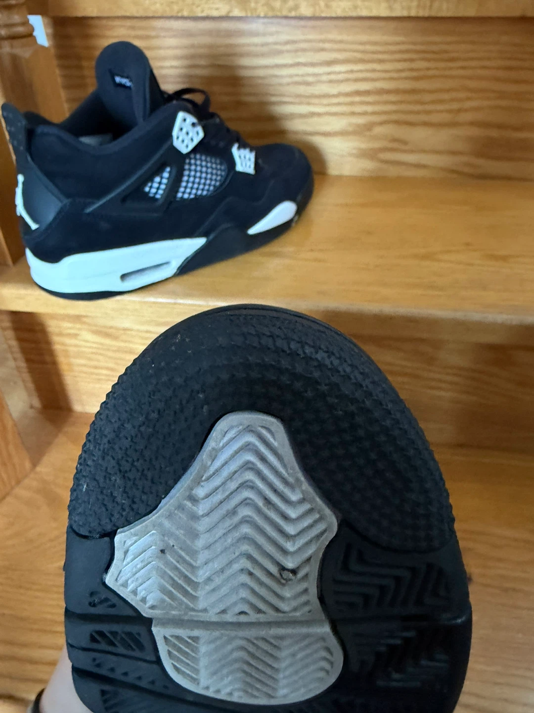 Air Jordan 4 Retro Black White - photo 5