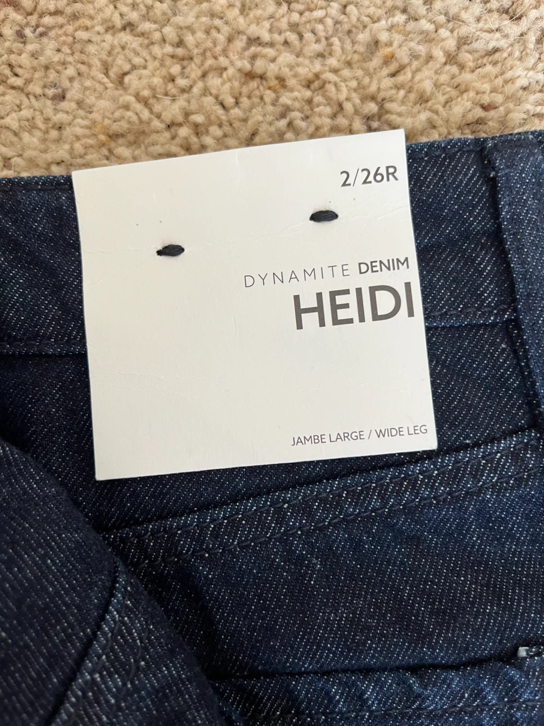 Brand New Dynamite Denim Heidi Wide Leg Jeans - Size 2/26R - photo 3