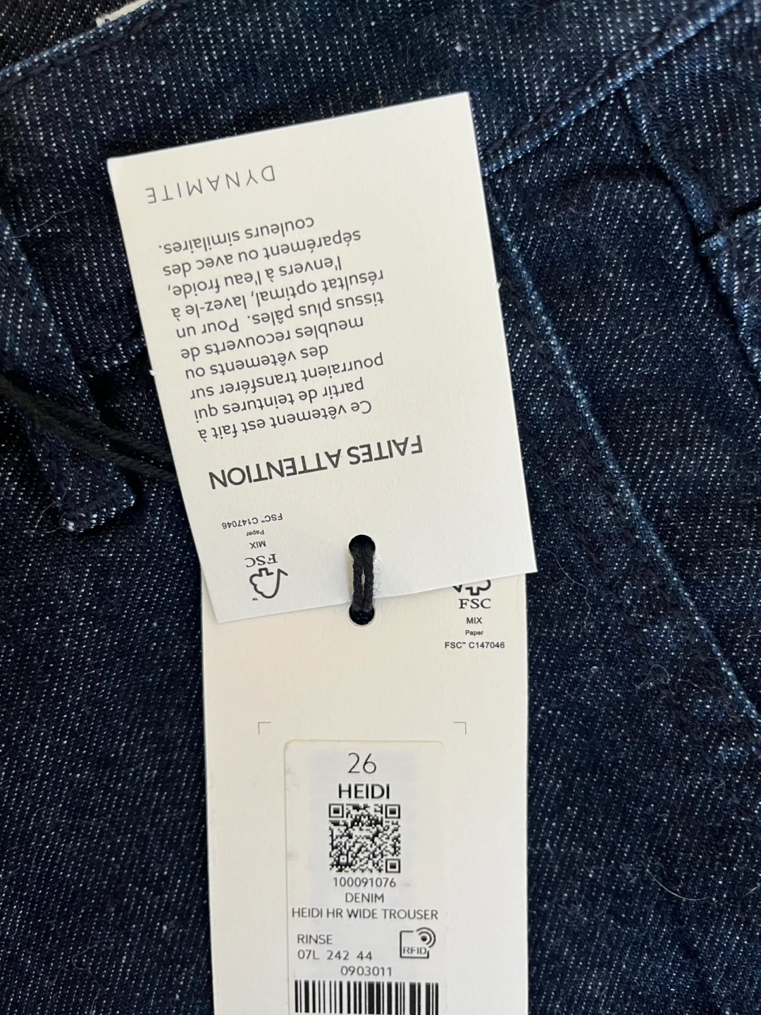Brand New Dynamite Denim Heidi Wide Leg Jeans - Size 2/26R - photo 2