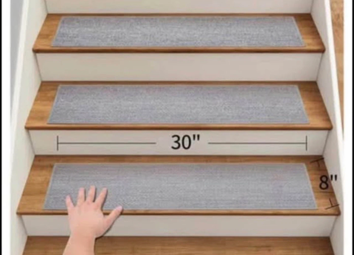 Grey Stair Treads Set of 15 (rug) - photo 2
