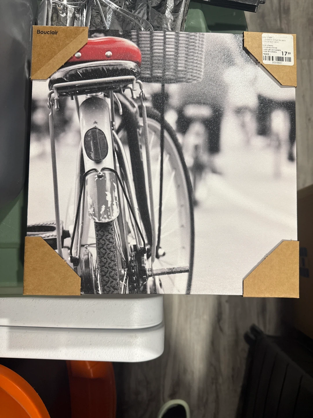 Bouclair "Velo Chic" Canvas Wall Art