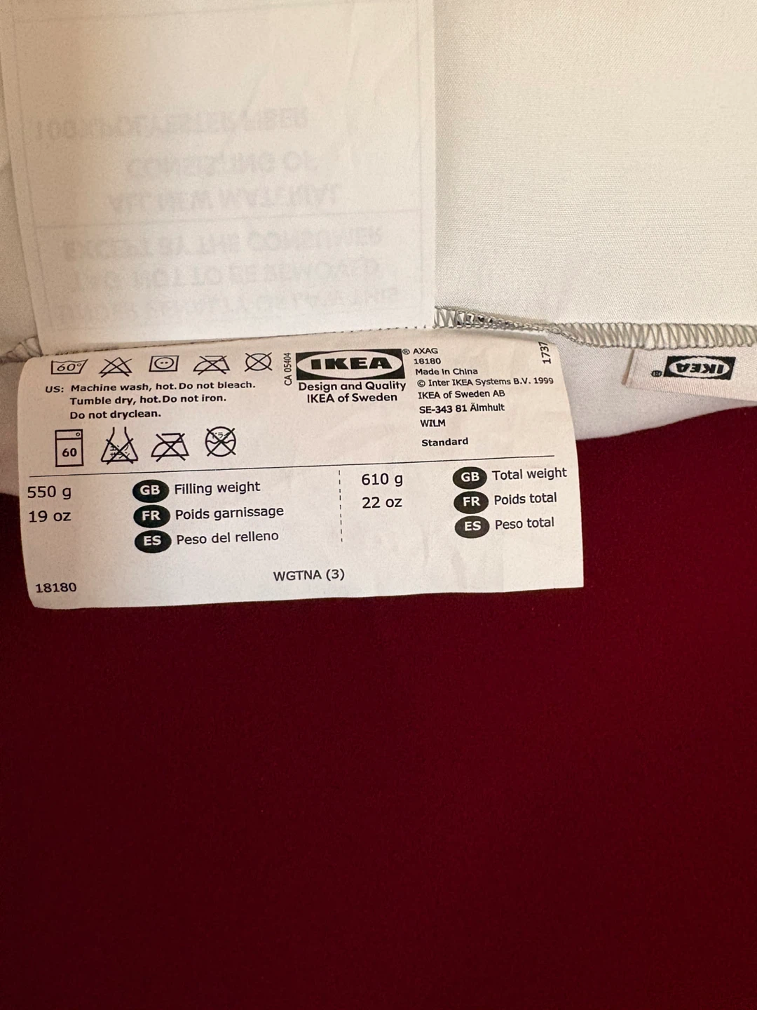 IKEA AXAG Pillow - photo 2