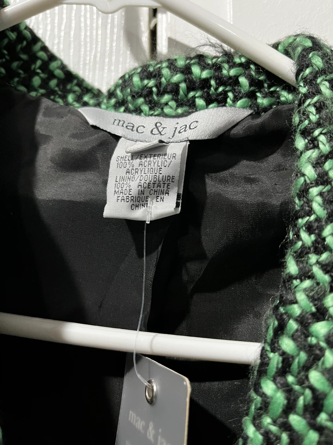 Mac & Jac Green Tweed Blazer - photo 5