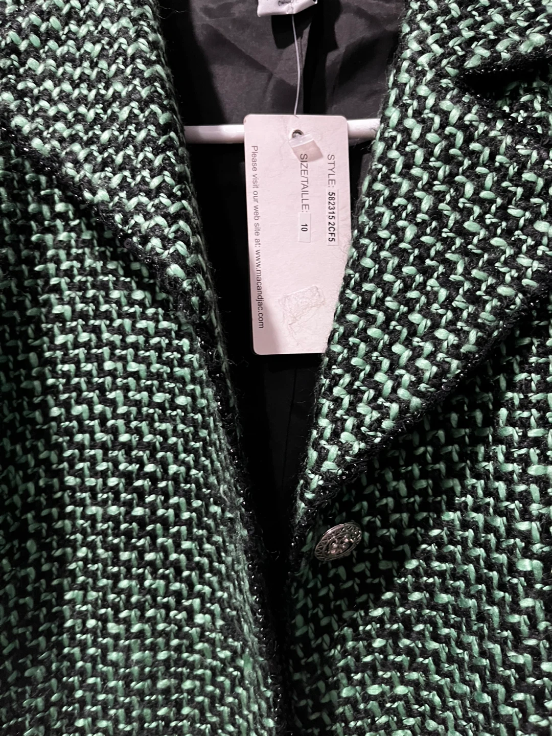 Mac & Jac Green Tweed Blazer - photo 2