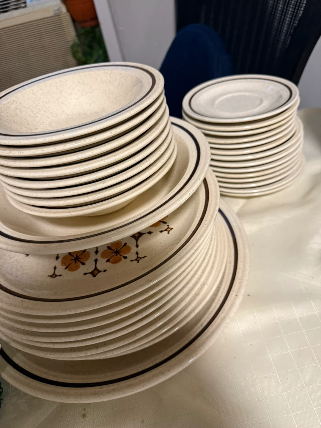 Stoneware Dinnerware Set - 8 Piece