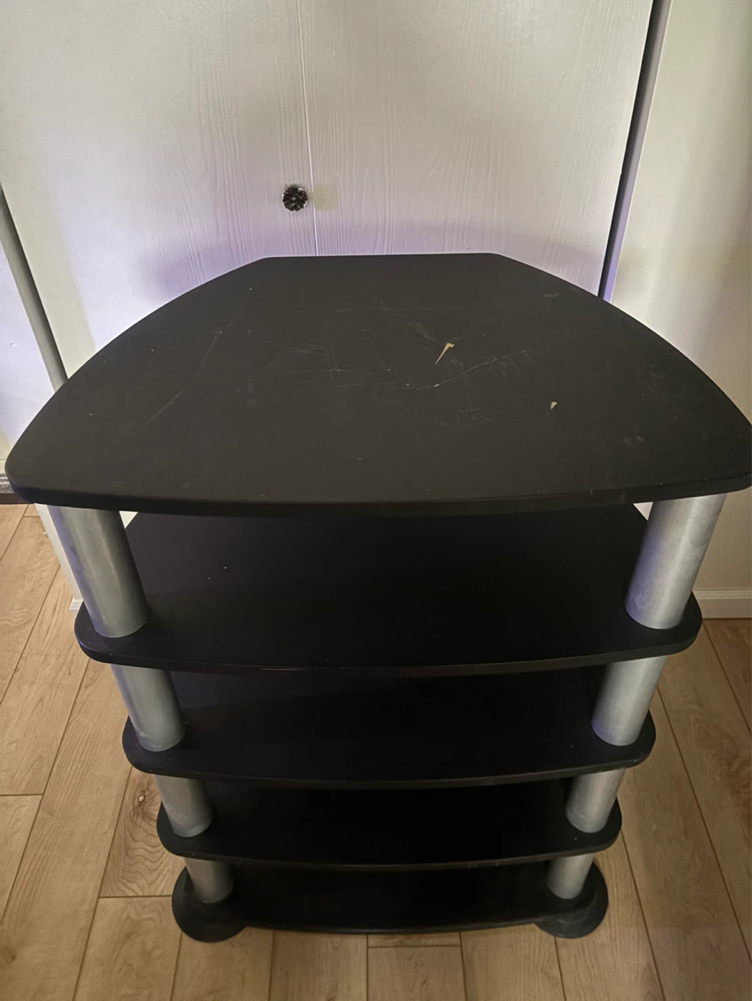 4-Tier Black Audio/Media Stand - photo 4