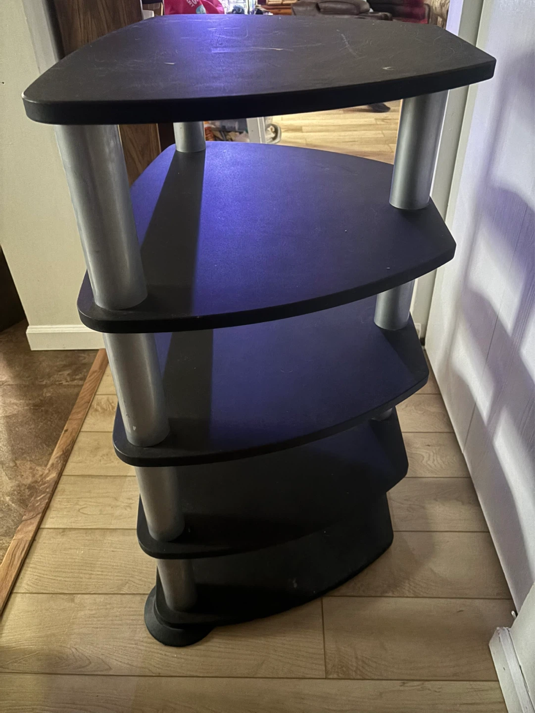4-Tier Black Audio/Media Stand - photo 3