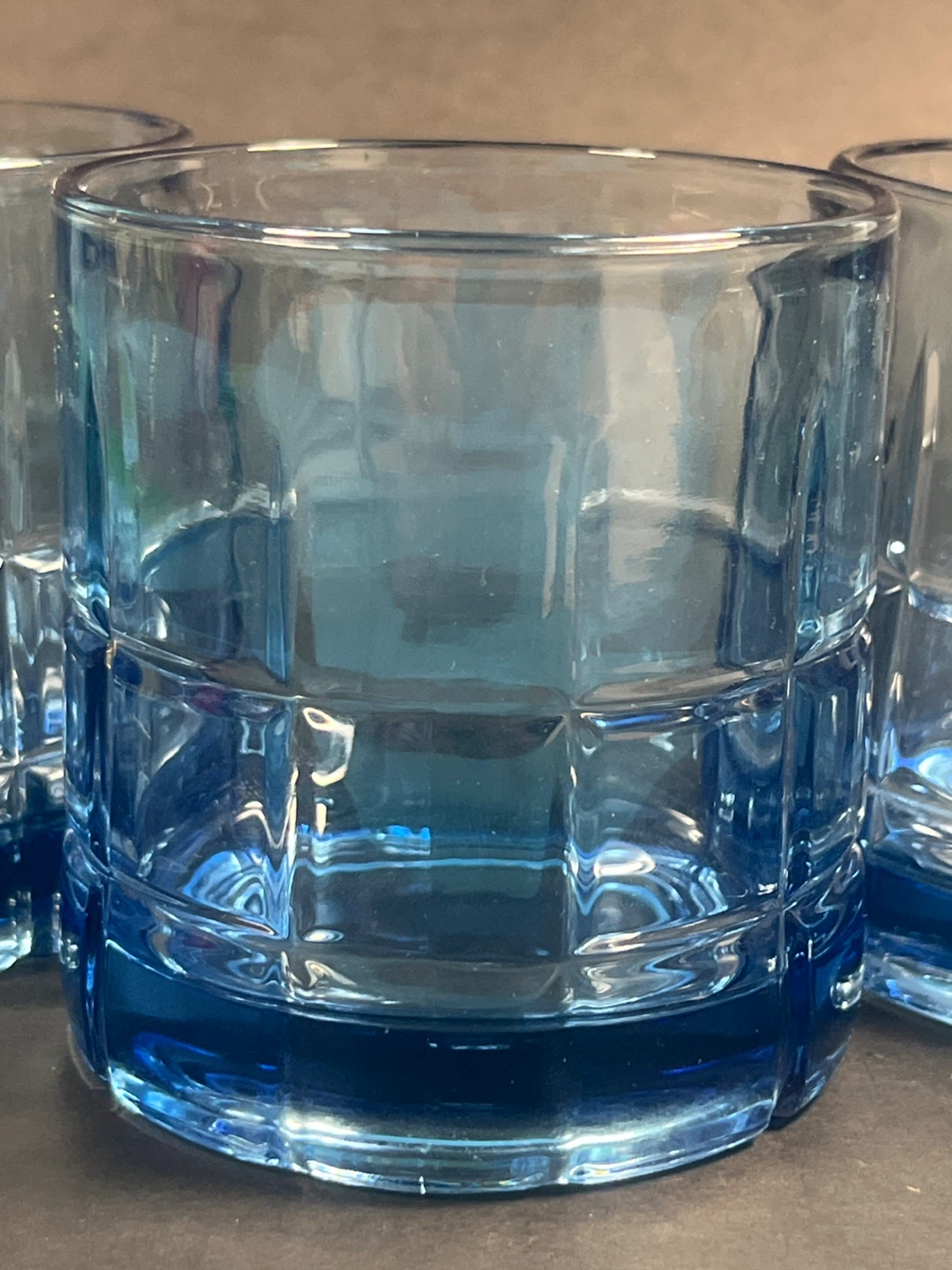 VINTAGE Anchor Hocking Blue Tumbler Glasses - Set of 4 - photo 2