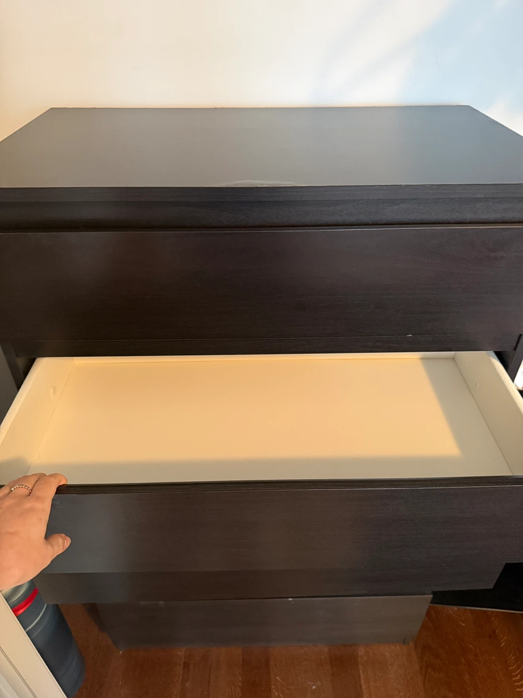 Dark Brown 6-Drawer Dresser - photo 3