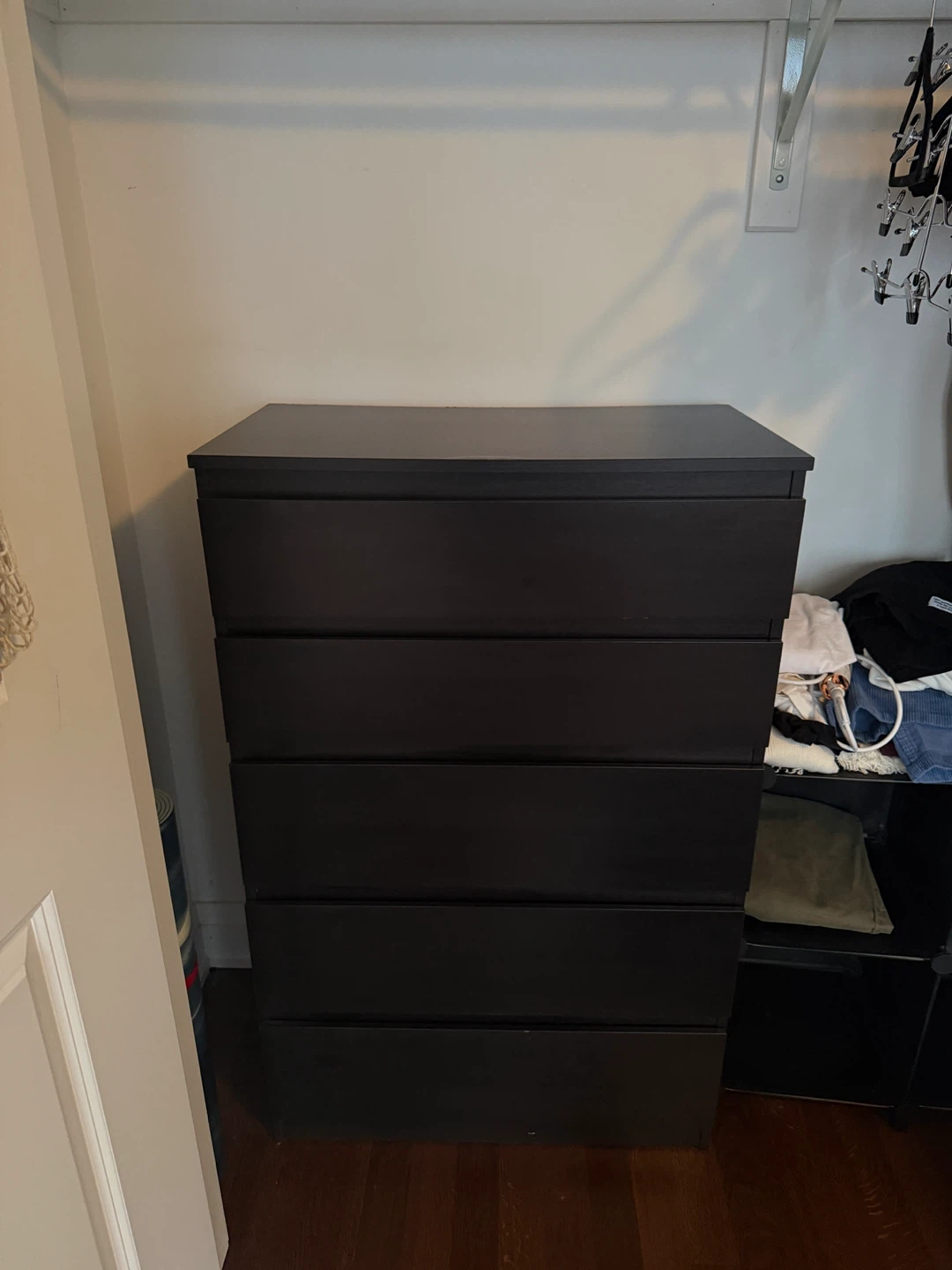 Dark Brown 6-Drawer Dresser