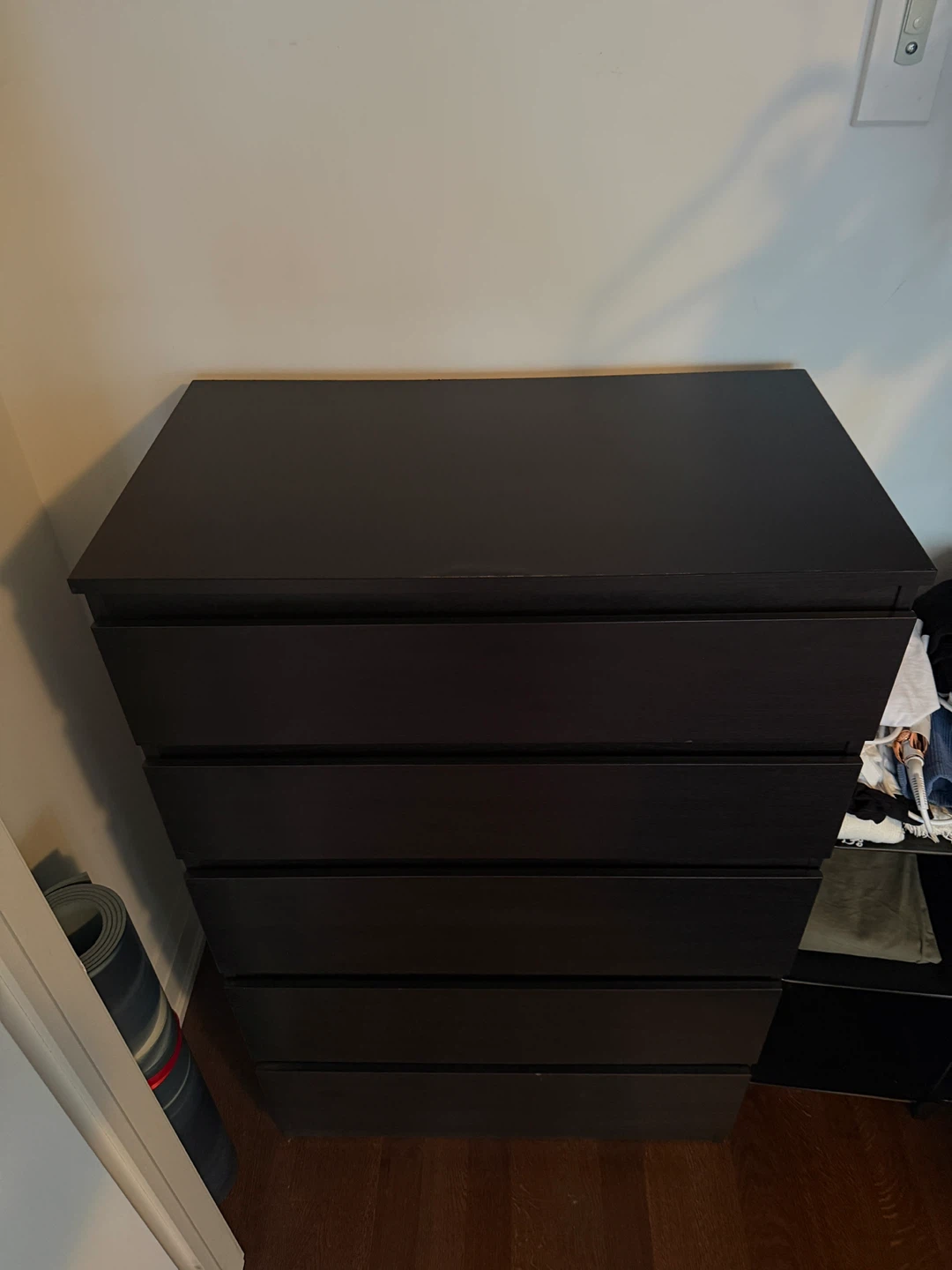 Dark Brown 6-Drawer Dresser - photo 2