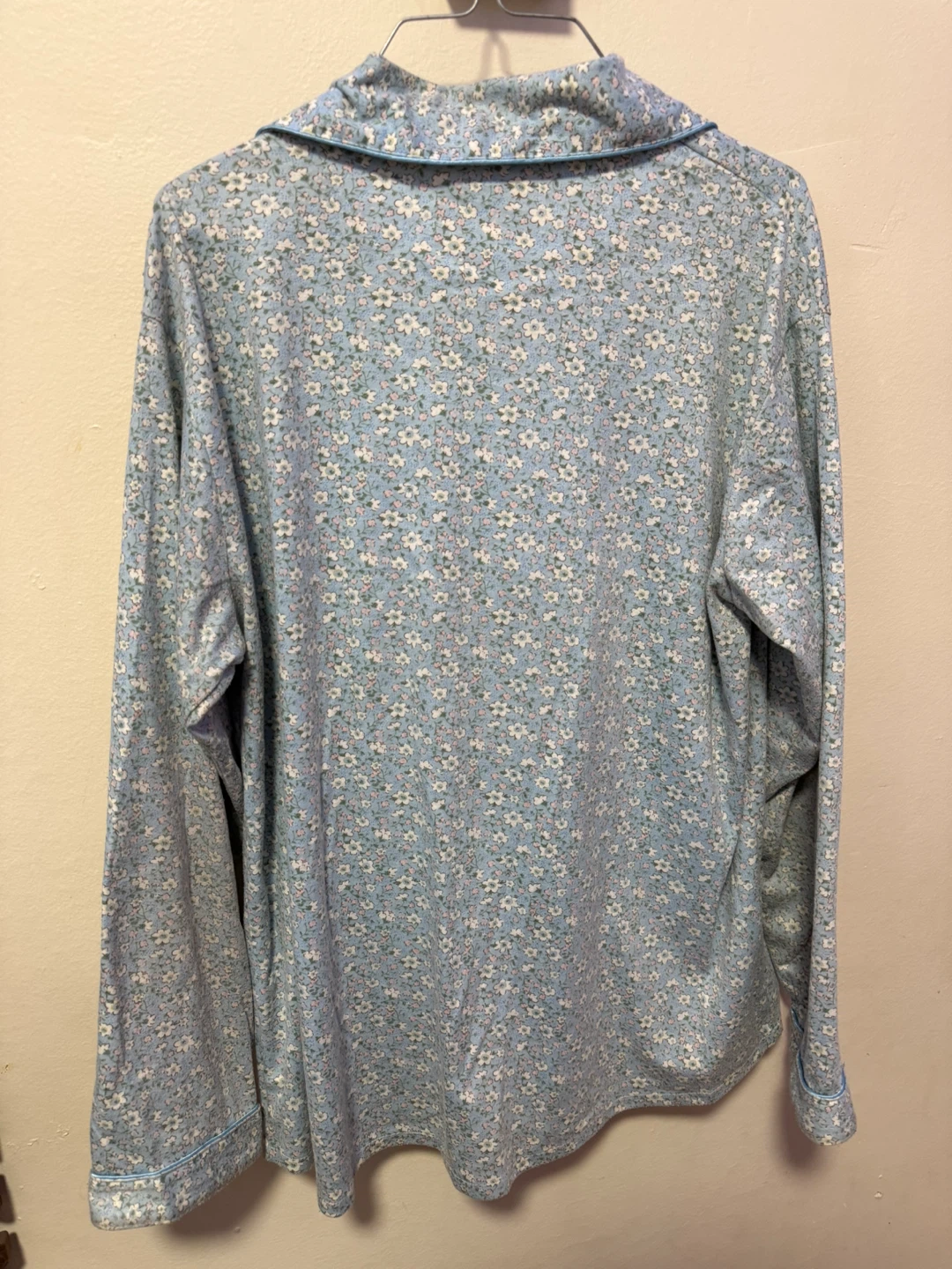 Light Blue Floral Pajama Set - photo 5