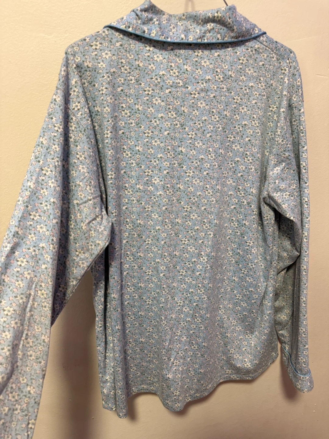 Light Blue Floral Pajama Set - photo 4