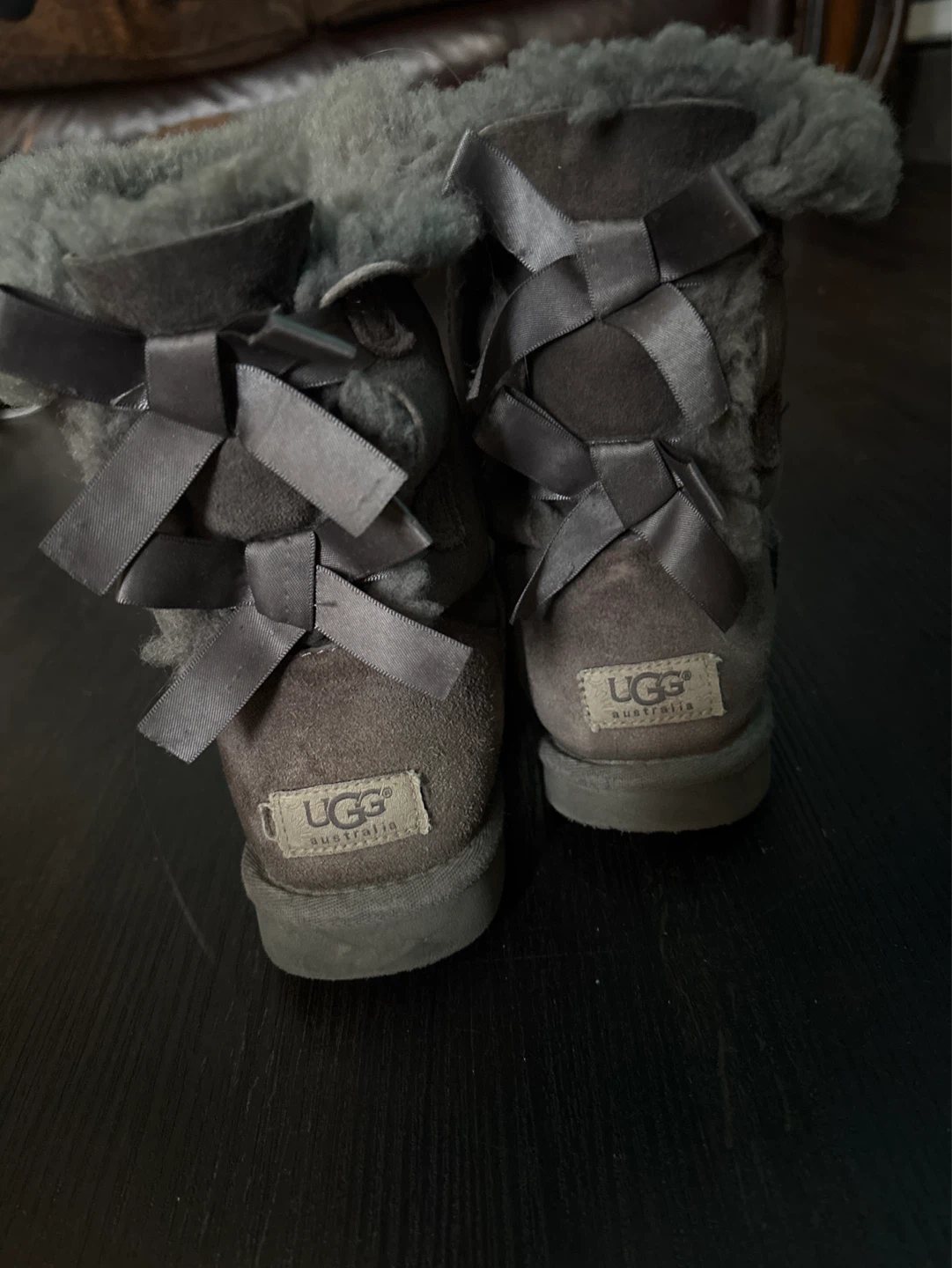 UGG Australia Boots with Bows - Grey