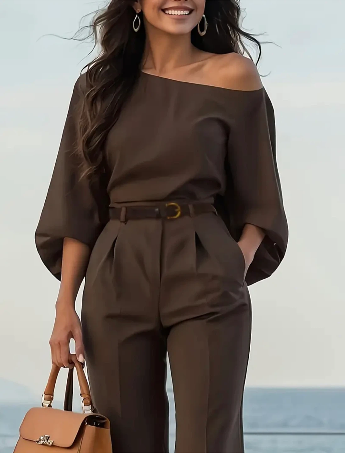New Women's Brown 2pcs Set - photo 2