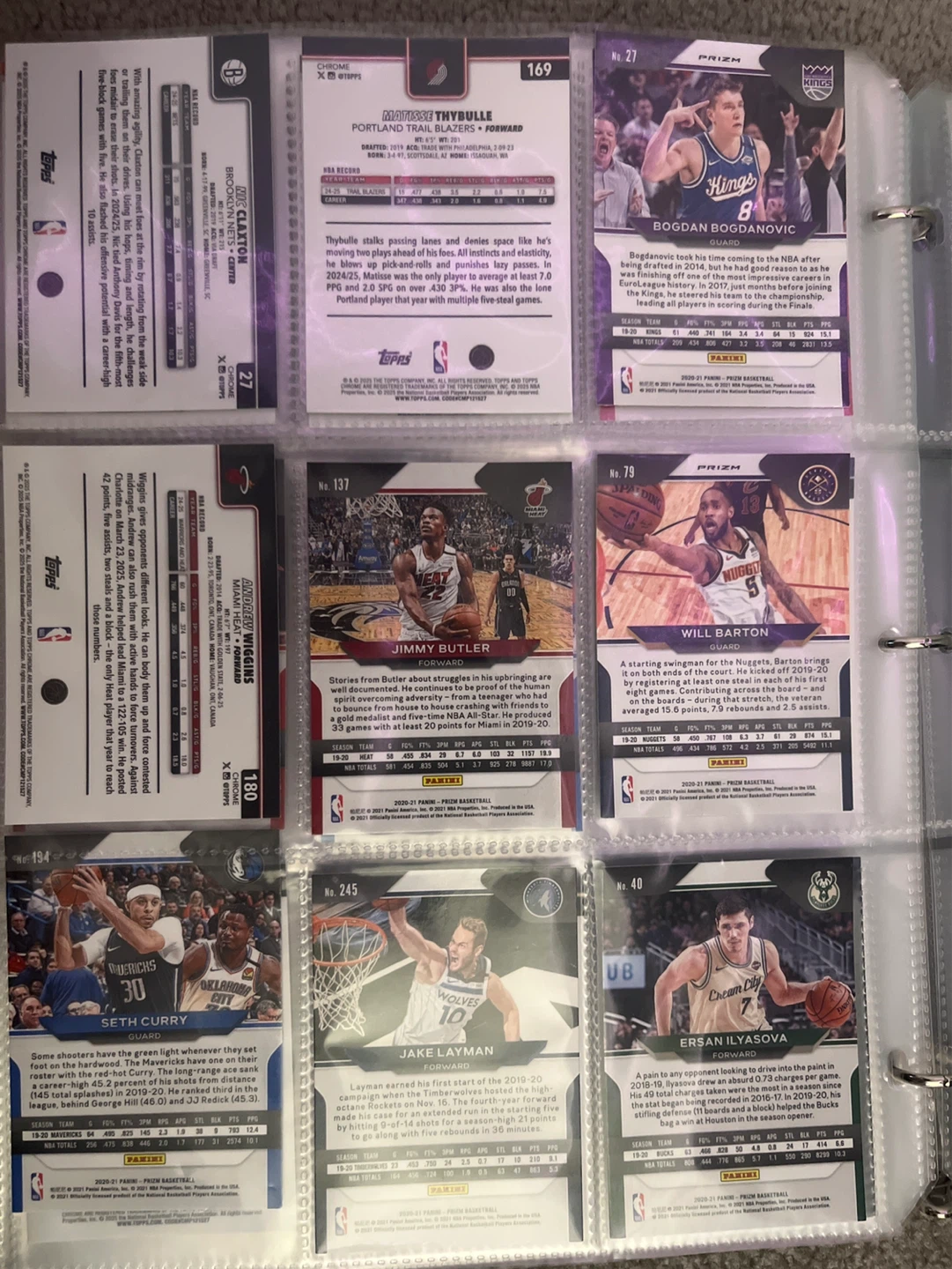 2020-21 Panini Prizm NBA Trading Cards Lot - photo 2