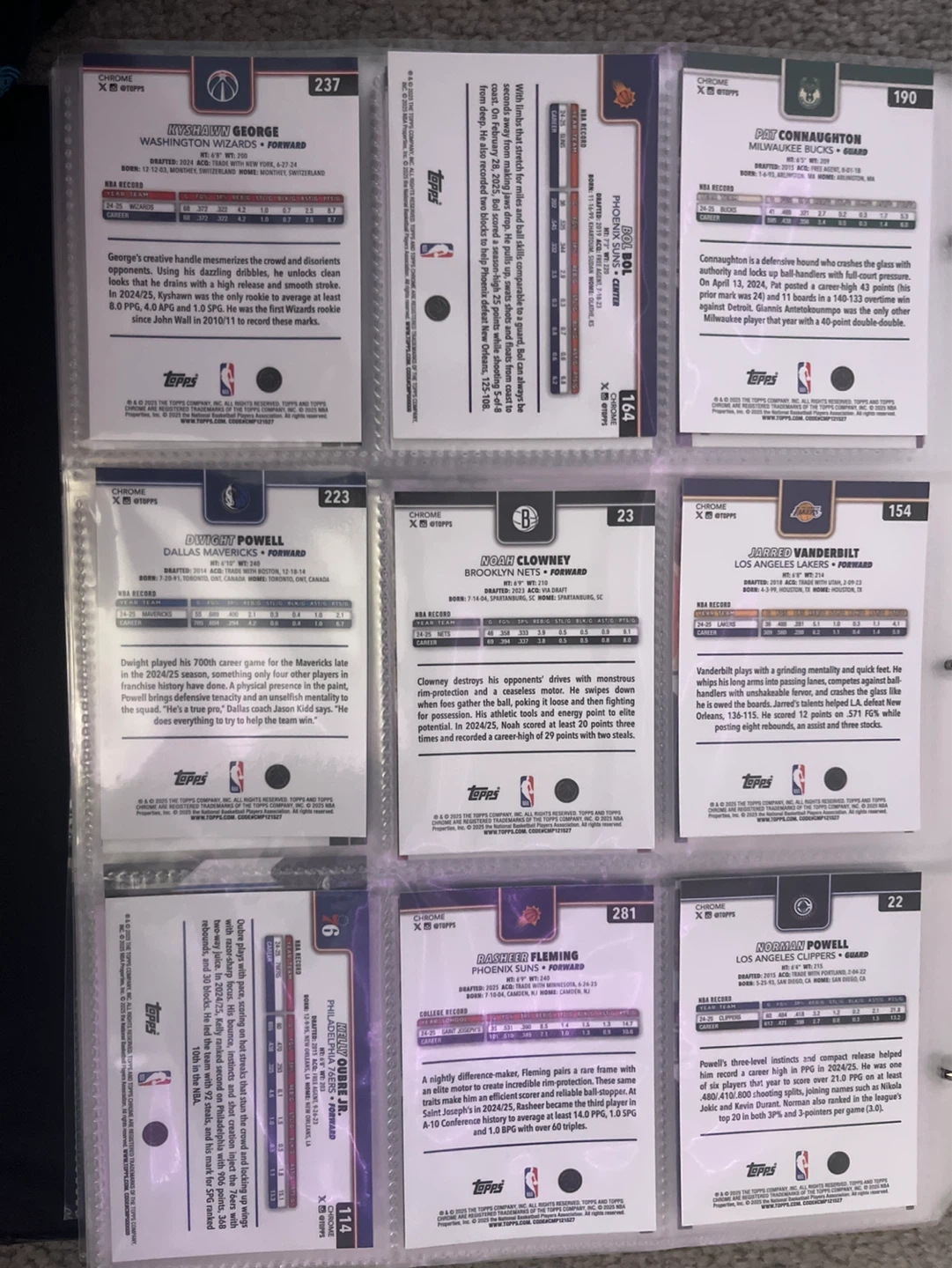 Topps Chrome NBA Trading Cards - Various Players - photo 2