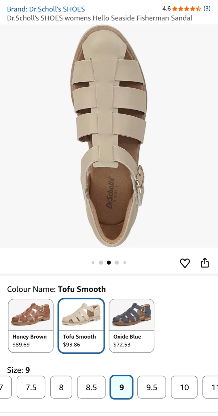 Dr.Scholl's Hello Seaside Fisherman Sandals - Size 9 - photo 4