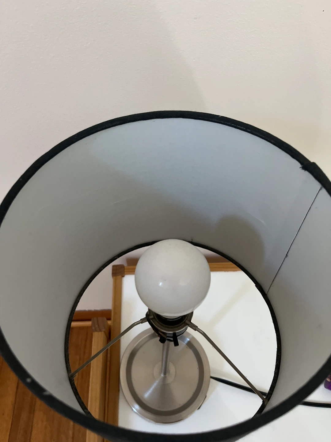 Table Lamp with Built-in Outlet - photo 2