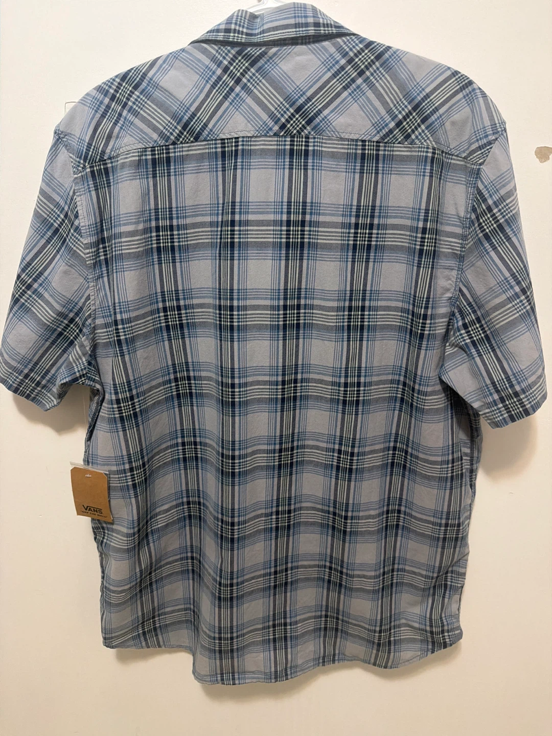 Vans Men's Plaid Short Sleeve Button Up Shirt - photo 5