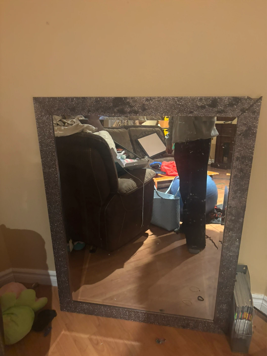 Sparkly Framed Wall Mirror