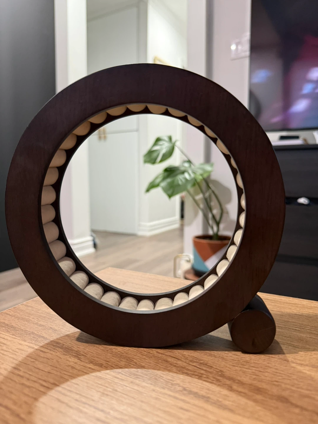 UMBRA Ferris Jewelry Ring Organizer Walnut Color - photo 2