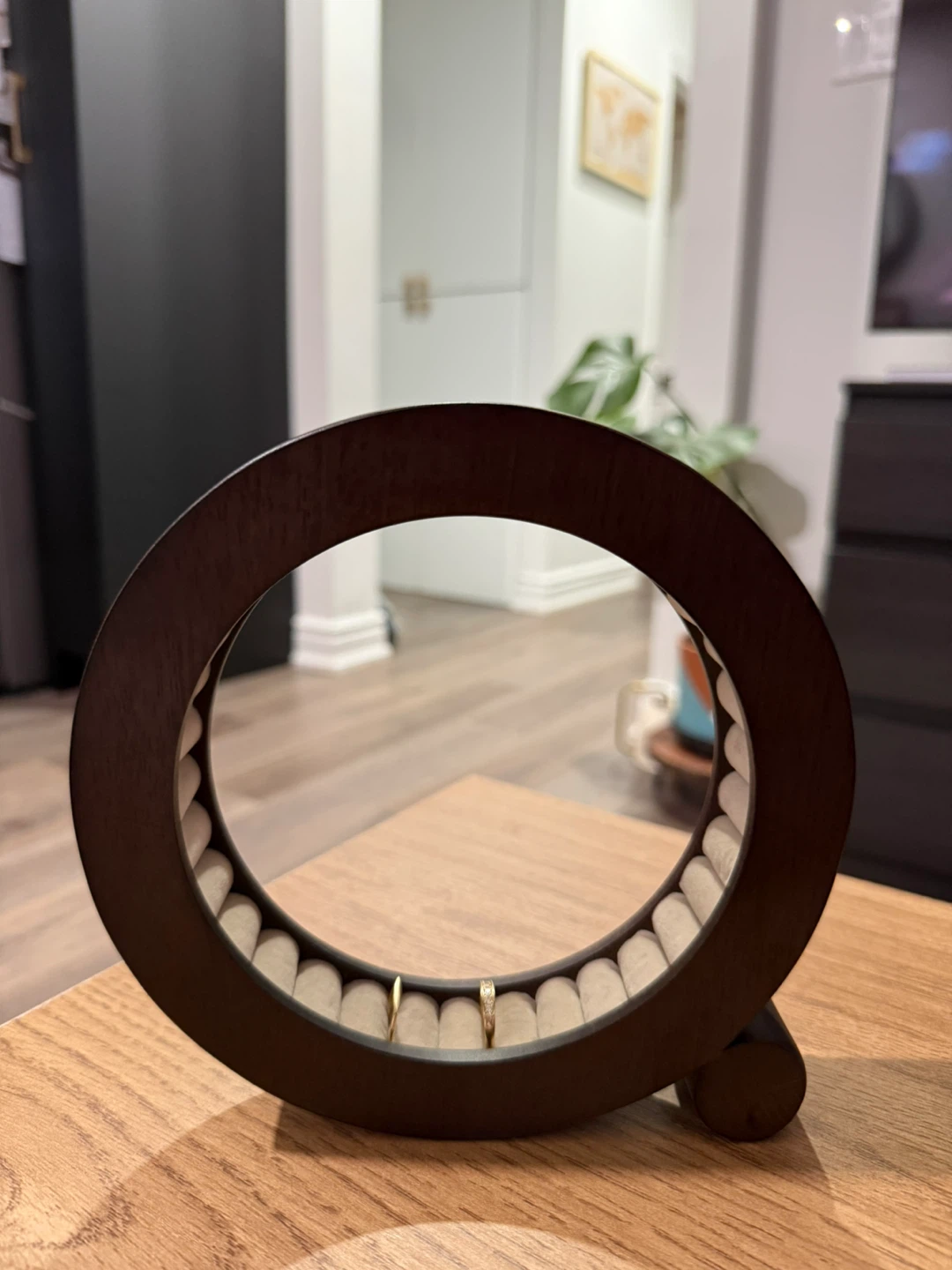 UMBRA Ferris Jewelry Ring Organizer Walnut Color - photo 3