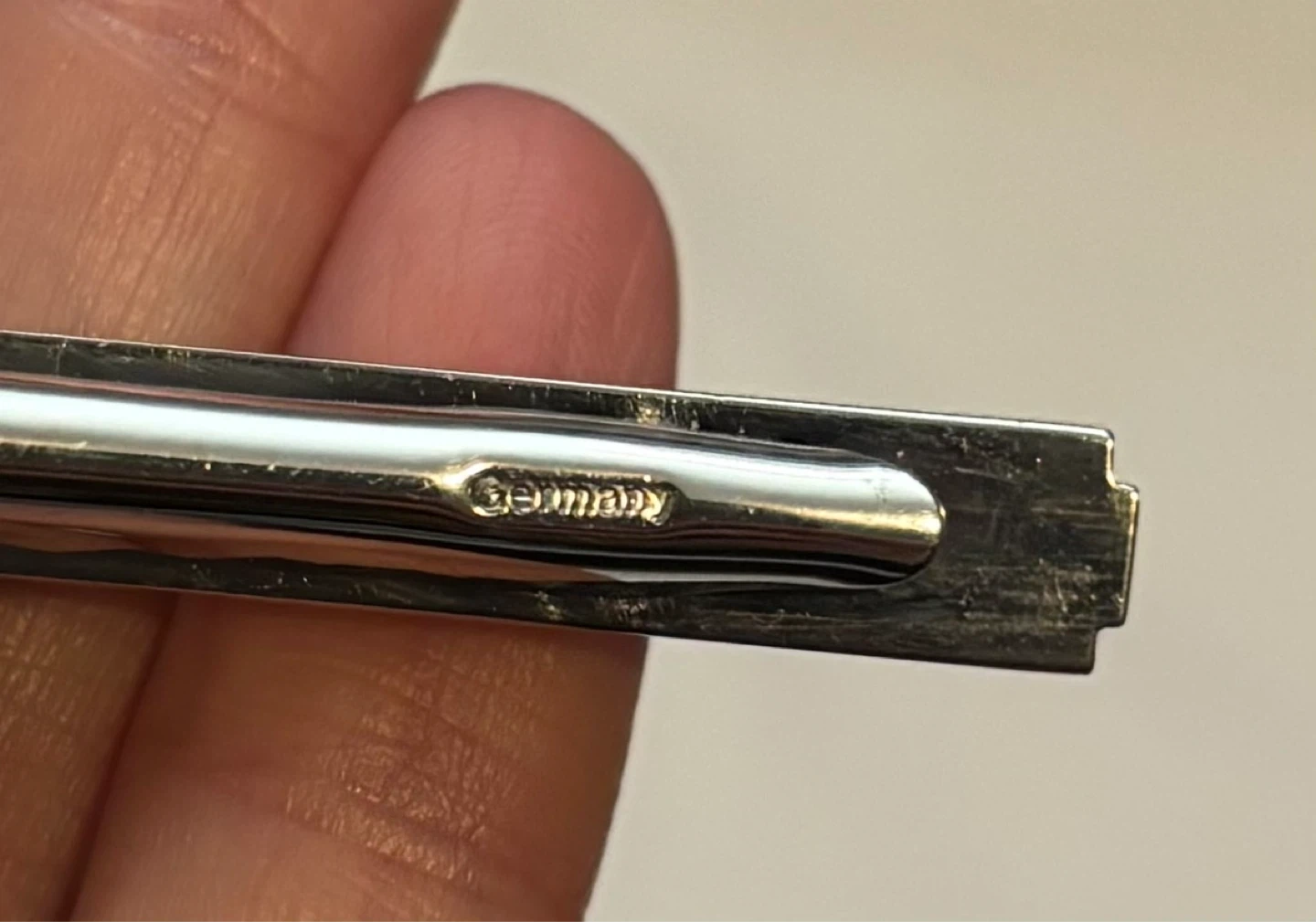 Silver Tie Clip Made in Germany - photo 2