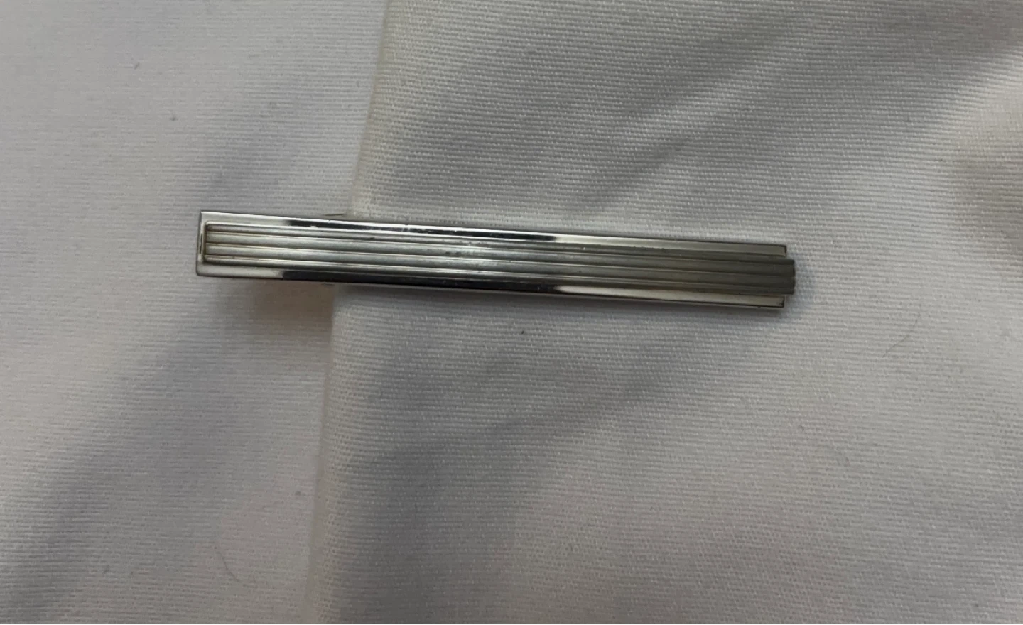 Silver Tie Clip Made in Germany - photo 3