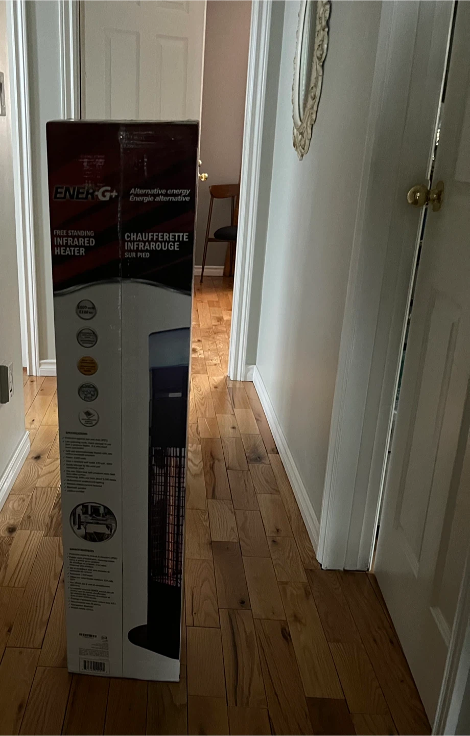 ENER-G+ Free Standing Infrared Heater 1500 Watts
