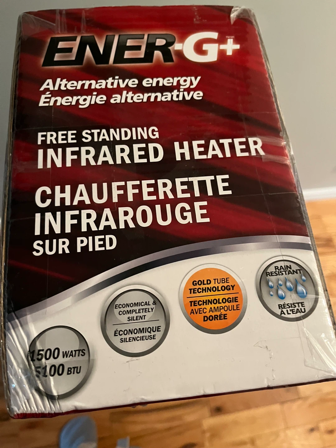 ENER-G+ Free Standing Infrared Heater 1500 Watts - photo 2