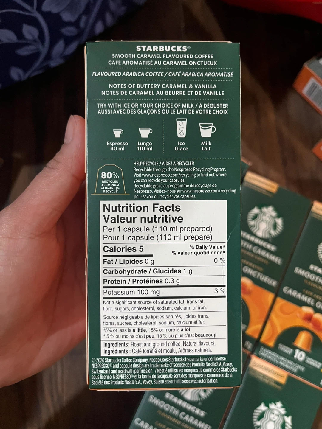 Starbucks Smooth Caramel Nespresso Coffee Capsules - photo 2
