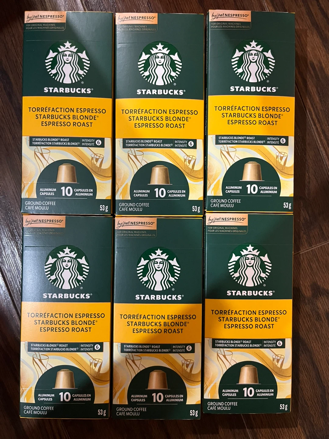 Starbucks Nespresso Blonde Espresso Roast Coffee Capsules