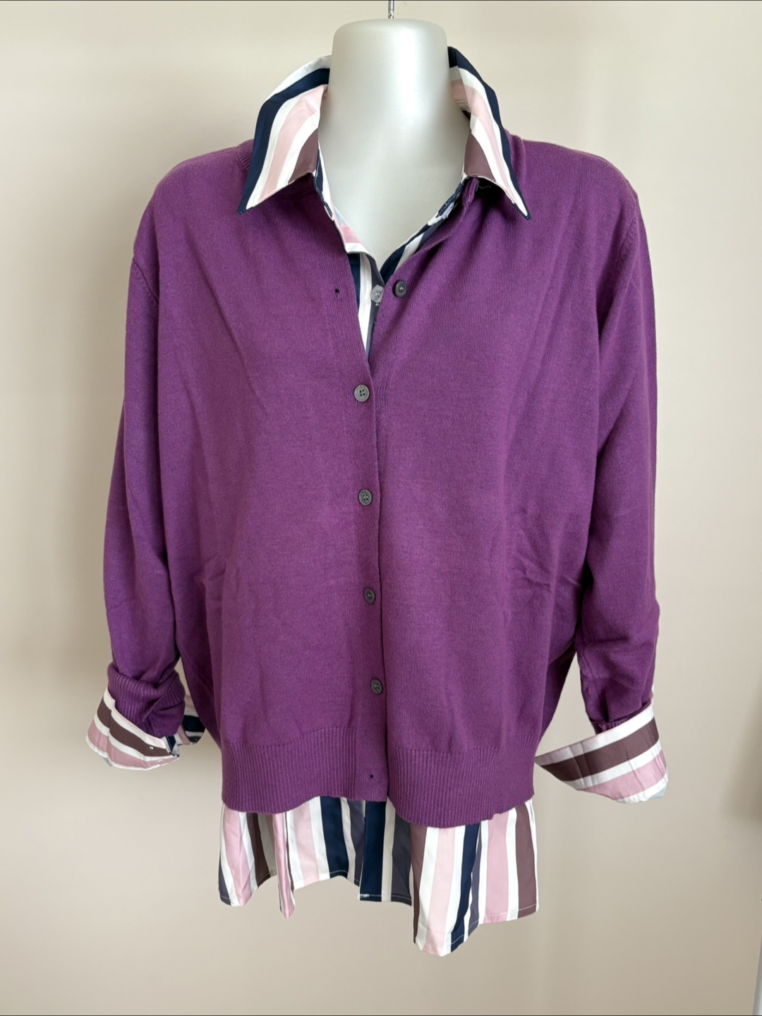 Purple 💜Cardigan - BRAND NEW - L