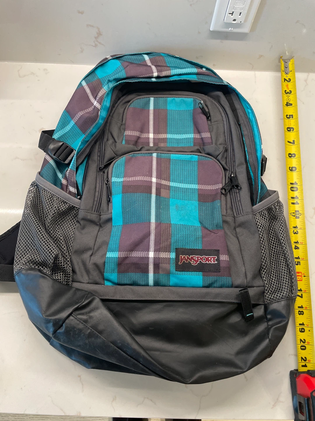 Jansport Plaid Backpack