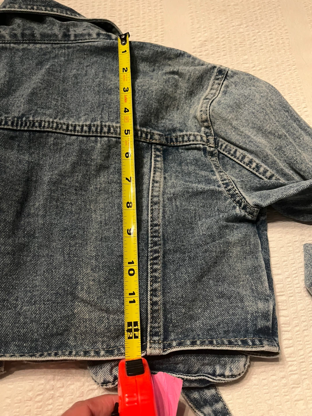 Women's Cropped Denim Jacket medium size - photo 4
