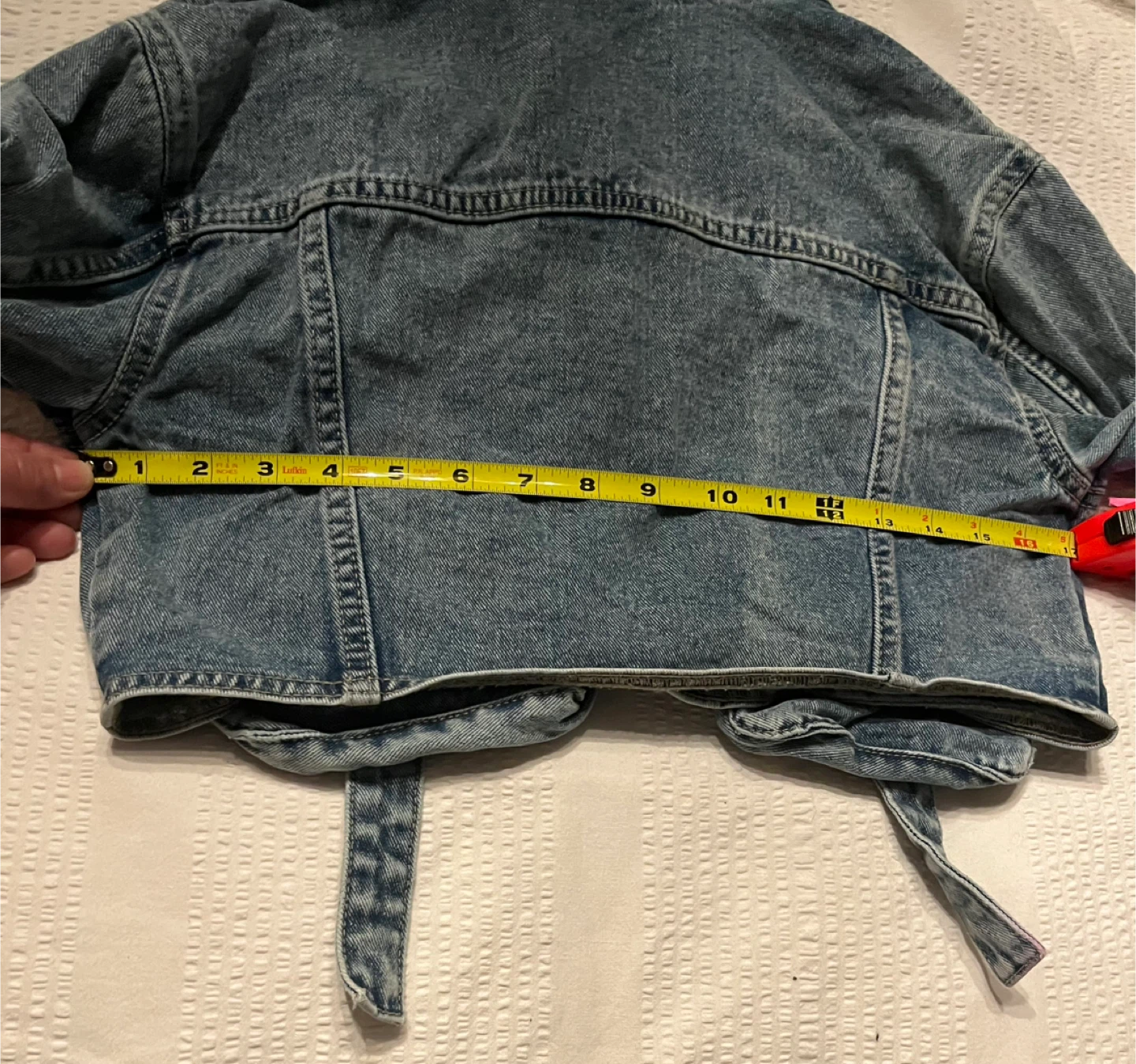 Women's Cropped Denim Jacket medium size - photo 5