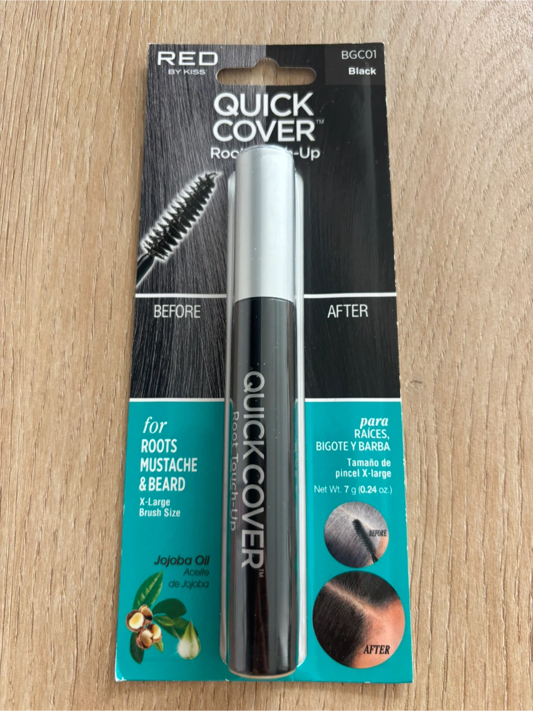 Red by KISS Quick Cover Root Touch-Up Black